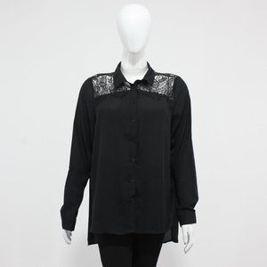 Colosseum Women Black Laced Shirt
